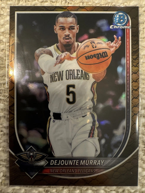 2025-26 Bowman DEJOUNTE MURRAY Reptilian Refractor New Orleans Pelicans BCV-142
