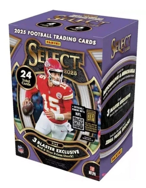Panini Select 2025 NFL Football SEALED Box - 24 Cards, Blaster Exclusive Prizms