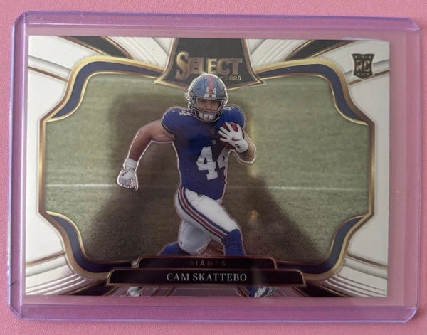 2025 Panini Select Cam Skattebo RC Field Level #494 Giants Rookie