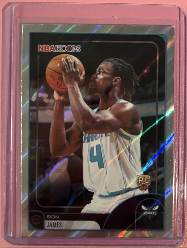 💥2025-26 Topps Hoops Sion James #151 Rainbow Foil RC Rookie Charlotte Hornets