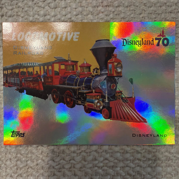 2025 Topps Disneyland 70th Locomotive Rainbow Foil T54-25