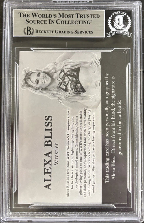 Alexa Bliss custom trading card