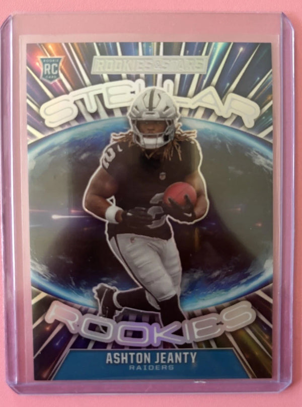 2025 Rookies & Stars, Ashton Jeanty (RC), Stellar Rookies Insert, No. 4