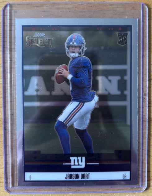 2025 Select Jaxson Dart Score Throwback #14 RC NY Giants π₯π₯