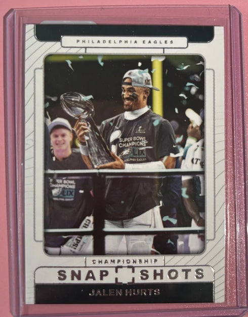 2025 Panini Photogenic Championship Snapshots #1 Jalen Hurts Eagles