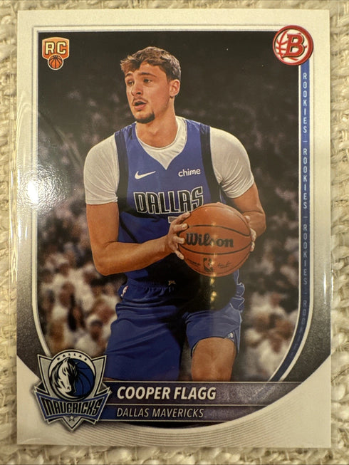 2025 Bowman Basketball Cooper Flagg #1 Base Rookie RC MAVERICKS