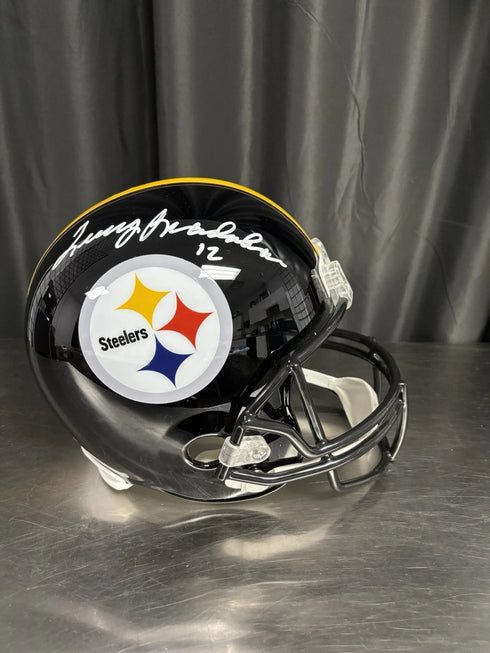 Terry Bradshaw Autographed Steelers Replica Full Size Helmet JSA COA