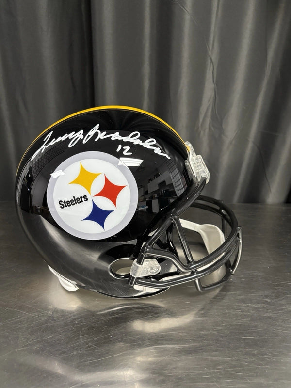 Terry Bradshaw Autographed Steelers Replica Full Size Helmet JSA COA