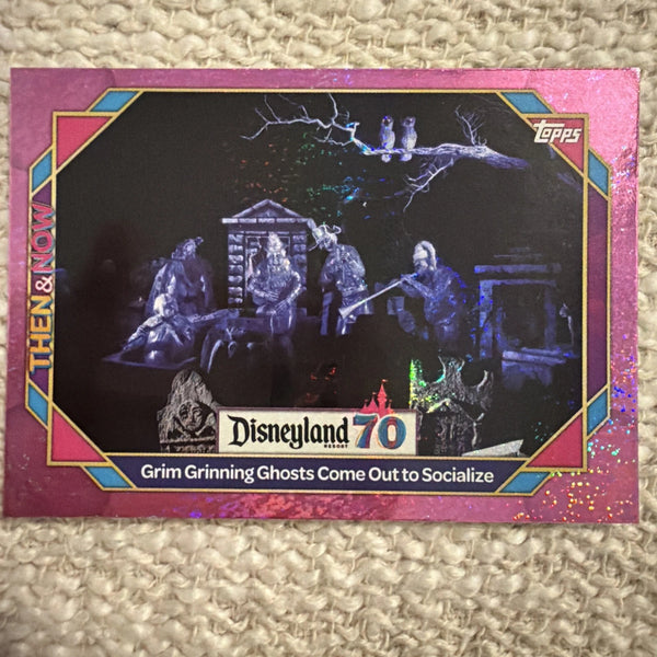 Disneyland 70th #81 Grim Grinning Ghosts Come Out to Socialize THEN ~PINK SHIMME