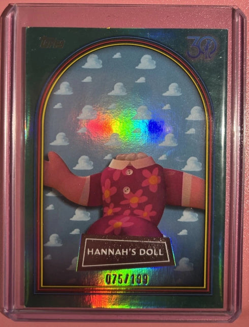2025 Topps 30 Years Of Toy Story Hannah's Doll #37 Base /199