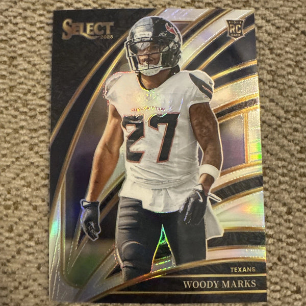 2025 Panini Select Woody Marks Texans Rookie Prizm Club Level #236