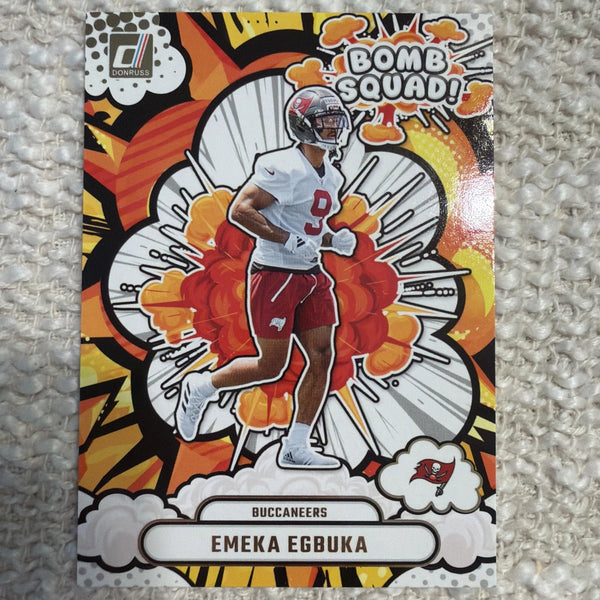 2025 Panini Donruss - Bomb Squad Emeka Egbuka #BS-EEA (RC)