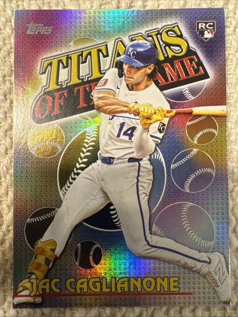 2026 Topps Series 1 Jac Caglianone #TOG-12 Titans of the Game