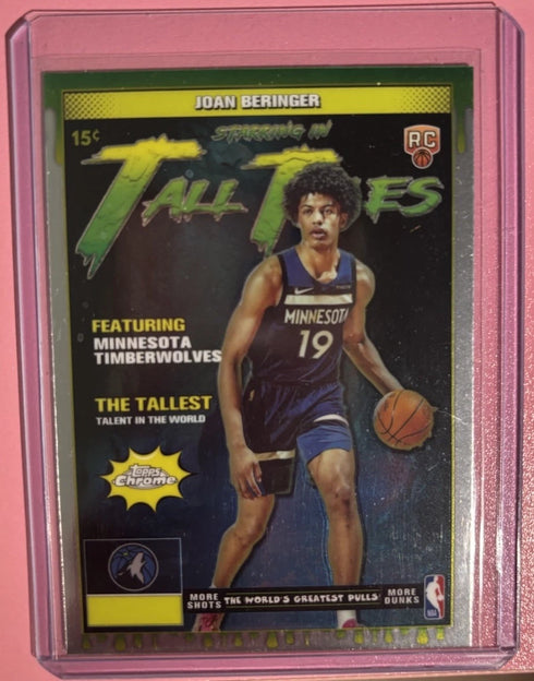 Joan Beringer Topps Chrome Rookie Card Tall Tales Insert Twolves