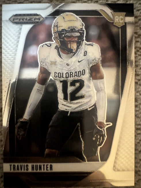 Panini 2025 Prizm Draft Picks Travis Hunter #20 Colorado Buffaloes Rookie