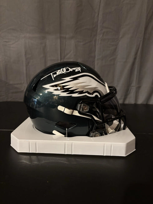 Eagles Terrell Owens Signed Midi Helmet PTS COA