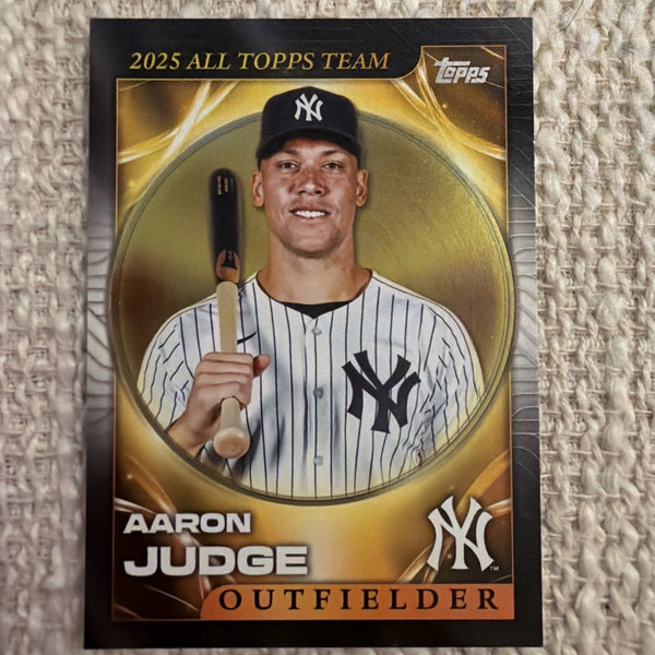Topps 2026 Series 1 2025 All-Topps Team Aaron Judge Yankees #ATT-6 Insert