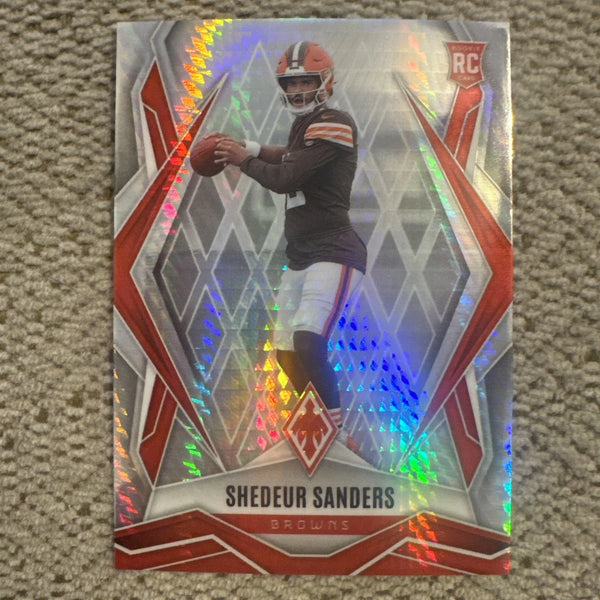 2025 Panini Phoenix - Rookies Shedeur Sanders #154 Silver Hyper (RC)