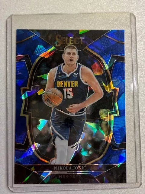 2022-23 Panini Select Nikola Jokic Retail Blue The Joker No. 1 Denver Nuggets