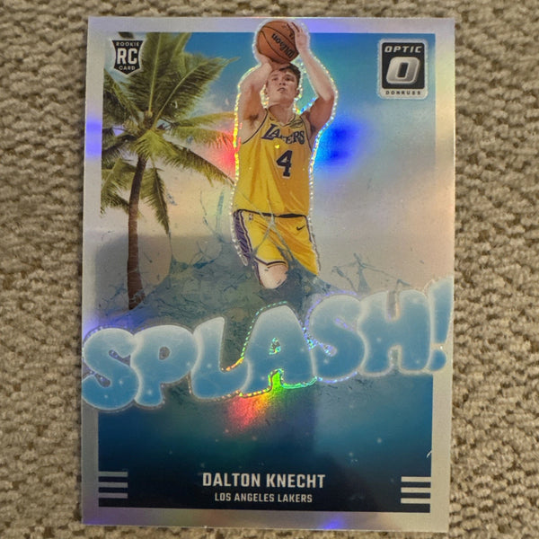2024-25 Donruss Optic RC Dalton Knecht Splash Silver Prizm #12 LAKERS