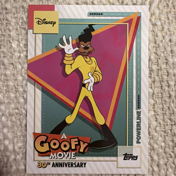 2026 Topps Disney Neon A Goofy Movie 30th Anniversary Insert Set Powerline AGM-8