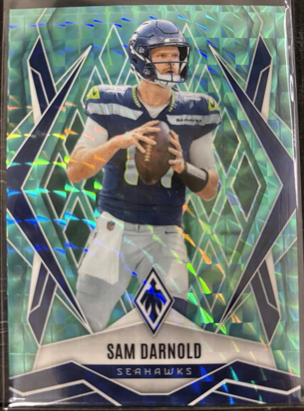 2025 Panini Phoenix Sam Darnold /225 Teal Diamonds Seahawks