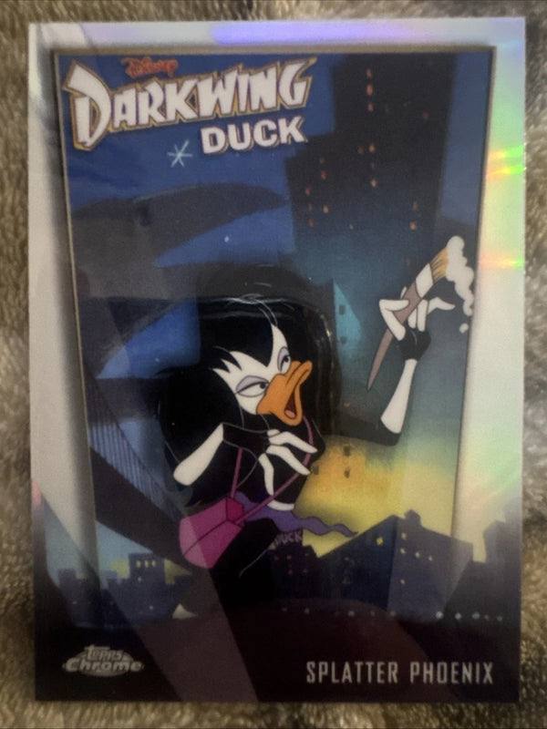 Topps 2026 Topps Chrome Disney Darkwing Duck Insert Splatter Phoenix DD-6