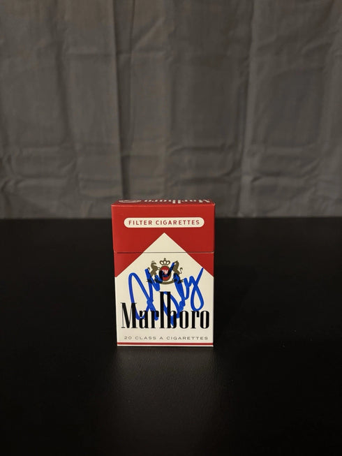 John Daly Signed Marlboro Cigarette Box *EMPTY BOX* SWAU COA