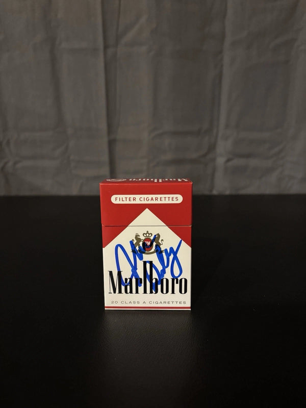 John Daly Signed Marlboro Cigarette Box *EMPTY BOX* SWAU COA