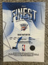 2025-26 Topps Finest Jalen Williams Finest Autographs FAU-JL Orange /15 Thunder