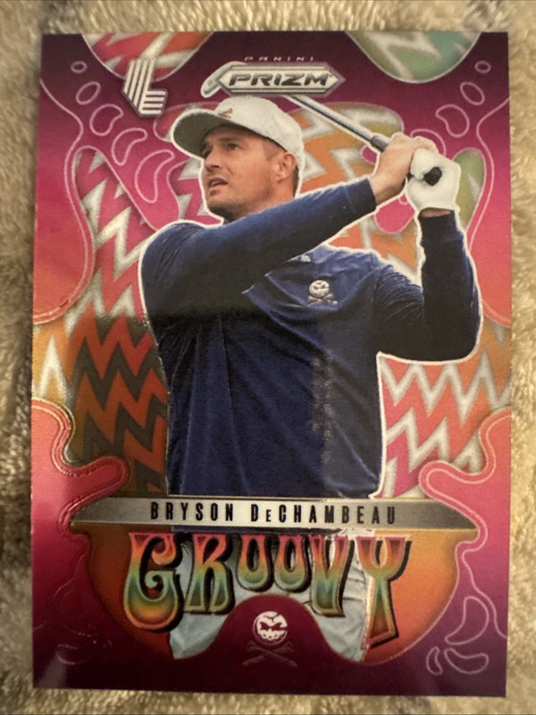 2025 Panini Prizm LIV 15 Bryson DeChambeau Groovy