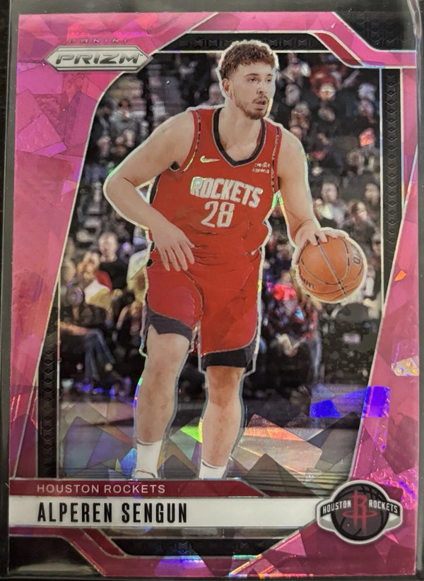 2024-25 Panini Prizm - Alperen Sengun #201 Pink Ice Prizm Rockets