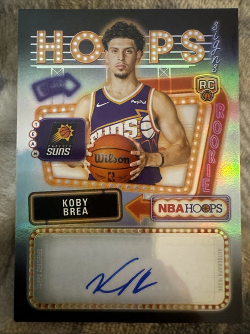 2025-26 Topps Koby Brea Phoenix Suns Hoops Rookies First Signs Auto RC HFS-KB