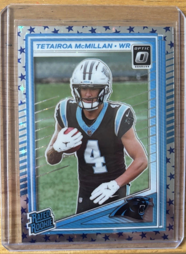 2025 Donruss Optic Tetairoa McMillan Rookie Stars RC Carolina Panthers