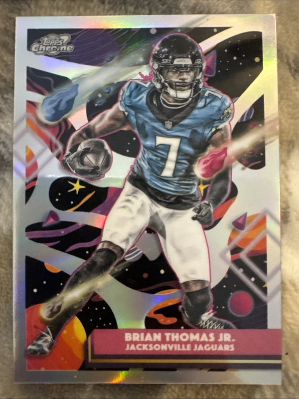 2025 Topps Chrome Cosmic Brian Thomas Jr. Jaguars #46 Refractor Football NFL
