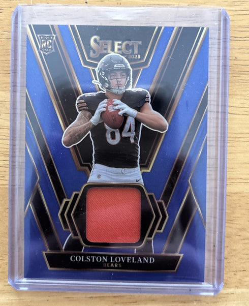 2025 Panini Select Football Jack Bech Las Vegas Raiders Draft Selections Patch