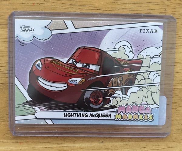 Topps Pixar Manga Madness 2026 Lightning McQueen Trading Card #MM-10