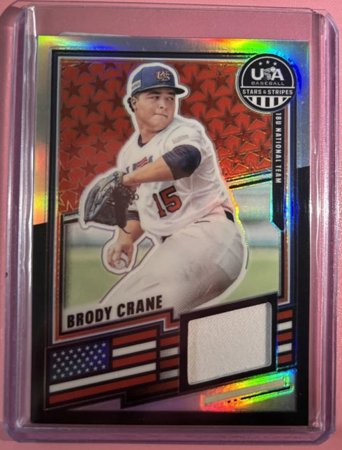 2026 Stars And Stripes Materials Prizm Brody Crane USA-BC Silver Prizm