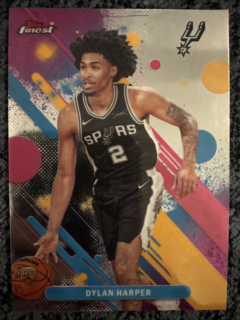 Topps 2026 Finest Dylan Harper San Antonio Spurs Rookie #2 Basketball