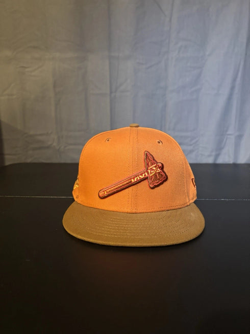 Atlanta Braves New Era 59Fifty Alternate Fitted Hat 7 1/4 150th Anniversary MLB