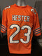 Chicago Bears Devin Hester Signed Custom Orange Jersey Beckett COA