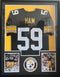 Pittsburgh Steelers Jack Ham Signed Framed Jersey with TSE COA