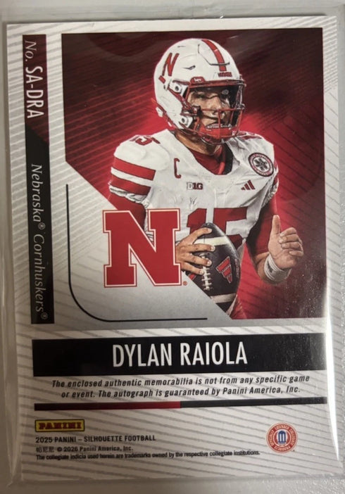Dylan Railoa 2025 Panini Silhouette Autographs /25 AU PA #SA-DRA