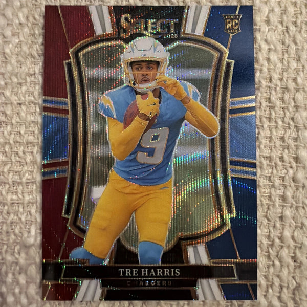 2025 Panini Select Tre Harris Tri-Color Prizm /299 RC #101 Chargers