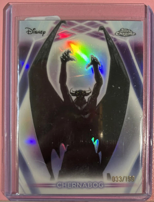2026 Topps Disney Neon - #153 Chernabog Diamante Parallel /199
