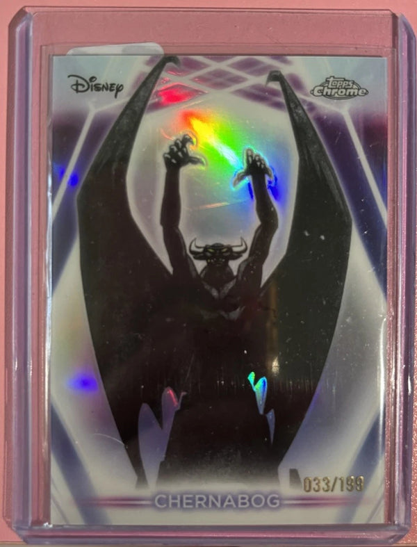 2026 Topps Disney Neon - #153 Chernabog Diamante Parallel /199