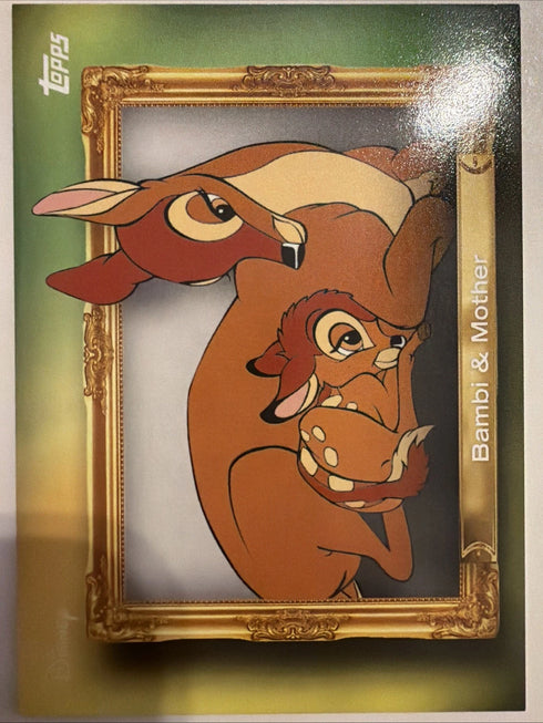 Topps Disney Famous Firsts Bambi & Mother Insert Trading Card #FF-16