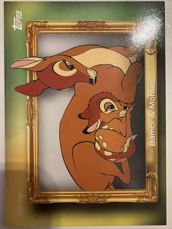 Topps Disney Famous Firsts Bambi & Mother Insert Trading Card #FF-16