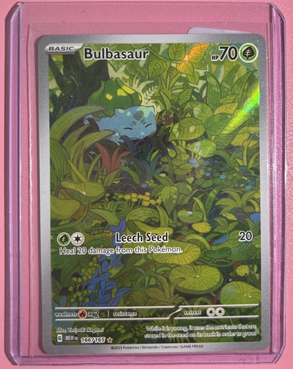 Bulbasaur 166/165 Sv: Scarlet & Violet 151 IR Full Art Holo