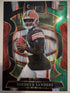 2025 Panini Select #54 Shedeur Sanders Green and Yellow Prizm Shock